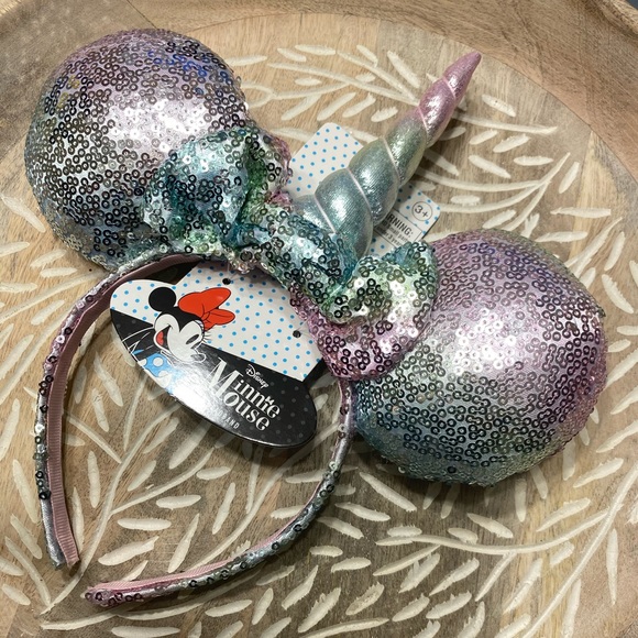 Disney minnie mouse ears unicorn mermaid - Picture 1 of 1